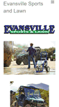 Mobile Screenshot of evansvillesportsandlawn.com